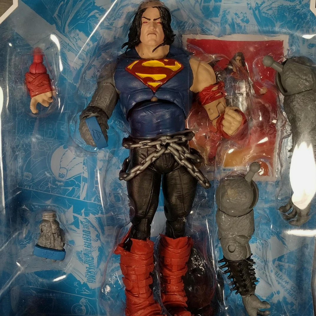 McFarlane Toys DC Multiverse  Superman Dark Father Build-A-Figure DAMAGED BOX