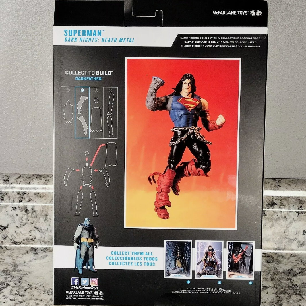 McFarlane Toys DC Multiverse  Superman Dark Father Build-A-Figure DAMAGED BOX