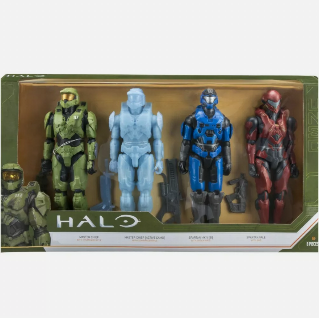HALO JUMBO Set UNSC 4 Pack Halo 12 inch Toy Collectibles Action Figure