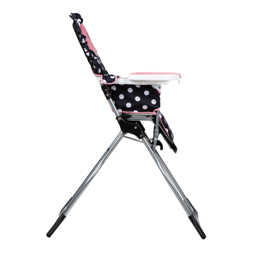 Disney Baby Minnie Mouse High Chair Polka Dot Plus Simple Fold up to 50 pounds