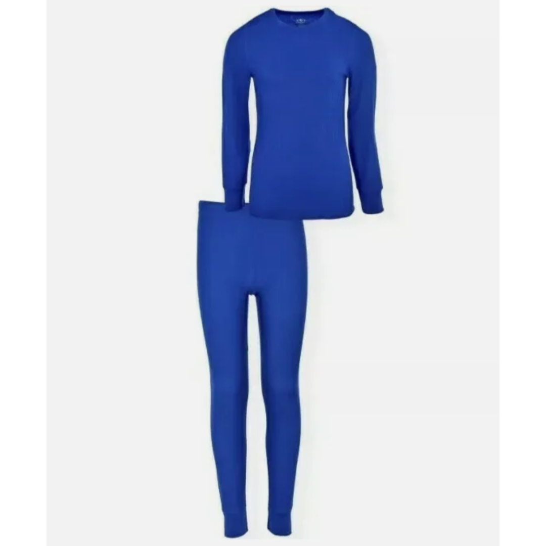 Athletic Works Blue Boys Thermal Underwear Set