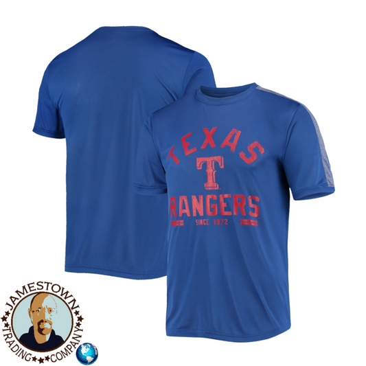 MLB Texas Ranger Baseball t-shirt Blue Genuine Merchandise True Fan Men
