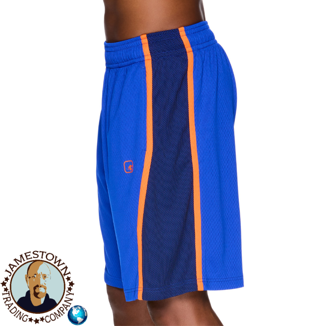 And1 Mens "Flash Cut" Basketball Shorts Royal Blue