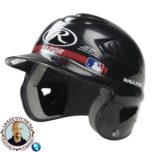 Rawlings Coolflo / Vapor Youth T, Ball Batting Helmet, Black