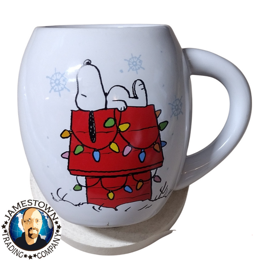 2013 Peanuts Snoopy Woodstock Mug/Cup Christmas Home Sweet Home- Pre-owned