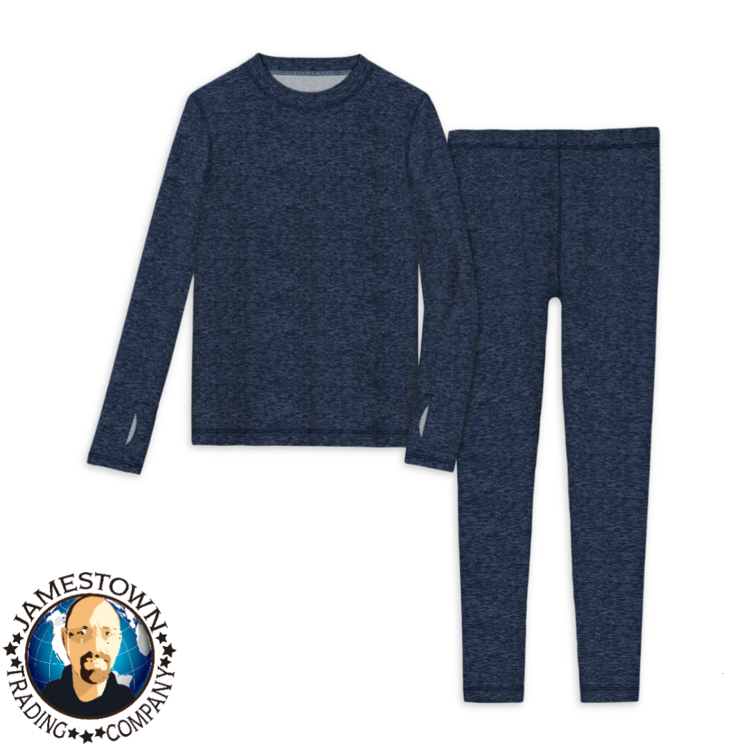 Athletic Works Boys Thermal Set Blue